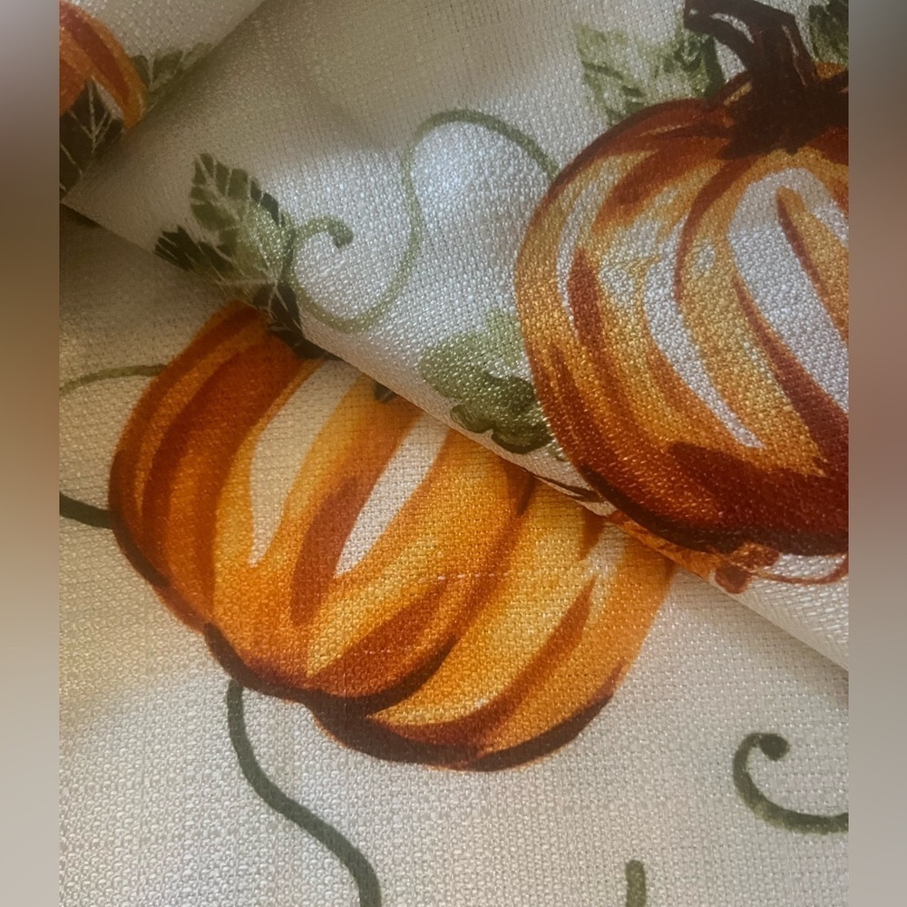 Autumn Pumpkin Print Fabric